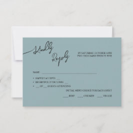 RSVP Kaarten Boho-chique bruiloft, pastel kleuren. Kaartje