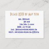 RSVP-kaarten Informatiekaartje (Achterkant)