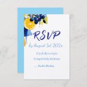 RSVP-kaarten "La Dolce Vita" RSVP Kaartje (Voorkant / Achterkant)