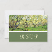 RSVP-kaarten. Orchard in Blossom Kaart (Achterkant)