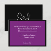 RSVP-kaarten RSVP Kaartje (Voorkant / Achterkant)