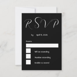 RSVP-kaarten RSVP Kaartje