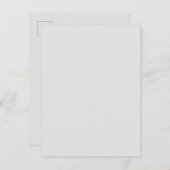 RSVP-kaarten Uitnodiging Briefkaart (Voorkant / Achterkant)