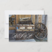 RSVP-kaarten van het Rustige landwagon RSVP Kaartje (Achterkant)