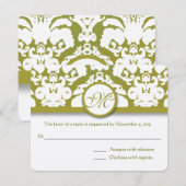 RSVP-kaarten - Vereis de 5 x 7 grootteinnovatie RSVP Kaartje (Voorkant / Achterkant)