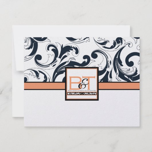 RSVP-kaarten - Vereis de 5 x 7 grootteinnovatie RSVP Kaartje (Achterkant)