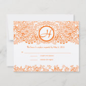 RSVP-kaarten - Vereis de 5 x 7 grootteinnovatie RSVP Kaartje (Achterkant)