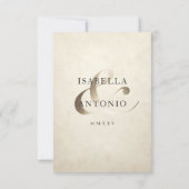 RSVP-kaarten voor bruiloft | Collectie Champagne I RSVP Kaartje (Achterkant)