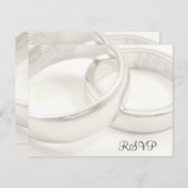 RSVP-kaarten voor bruiloft RSVP Kaartje (Voorkant / Achterkant)