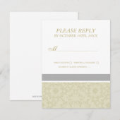 RSVP-kaarten voor bruiloft RSVP Kaartje (Voorkant / Achterkant)