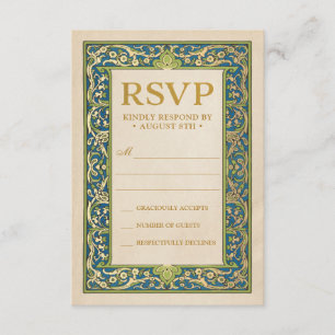 RSVP-kaarten voor bruiloft Verlicht Collectie tu RSVP Kaartje