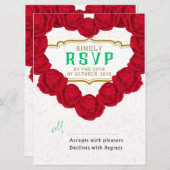 RSVP-kaarten voor bruiloften (Voorkant / Achterkant)