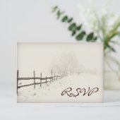 RSVP-kaarten voor de plattelandskerij RSVP Kaartje (Staand voorkant)