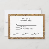 RSVP-kaarten voor Jubileum met gouden bruiloft RSVP Kaartje (Achterkant)