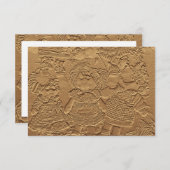 RSVP-kaarten voor Jubileum met gouden bruiloft RSVP Kaartje (Voorkant / Achterkant)