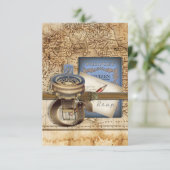 RSVP-kaarten voor reizigers RSVP Kaartje (Staand voorkant)