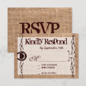 RSVP-kaarten voor Rustige, op schoot geworpen Hoef RSVP Kaartje (Voorkant / Achterkant)