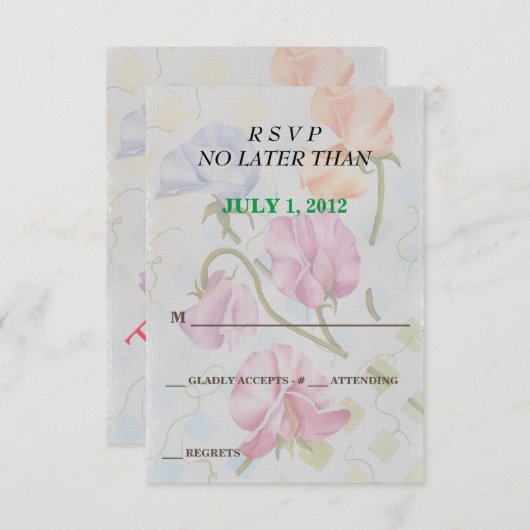 RSVP-KAARTEN VOOR VEILIGHEIDS- EN VARKENS RSVP KAARTJE (Voorkant / Achterkant)