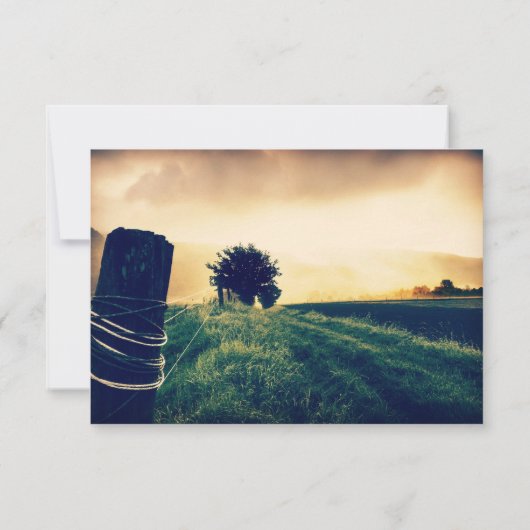 RSVP-kaarten voor veldhechting na huwelijk RSVP Kaartje (Achterkant)