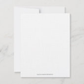 RSVP-kaarten voor zwarte en witte bruiloft RSVP Kaartje (Achterkant)