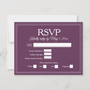  RSVP KAARTJE