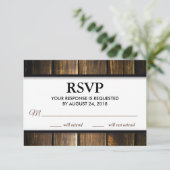 RSVP kaartje (Staand voorkant)