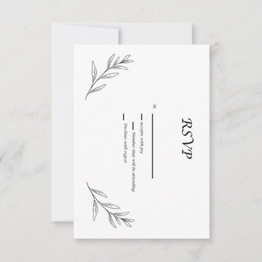 RSVP  KAARTJE (Voorkant)