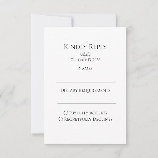 RSVP KAARTJE (Voorkant)
