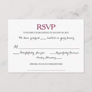 RSVP KAARTJE