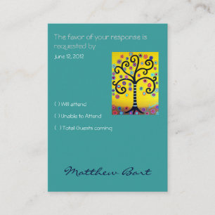 RSVP kaartje Informatiekaartje