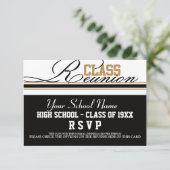 RSVP  klasse reunion Kaartje (Staand voorkant)