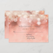 RSVP Kleurrijke pasta Bokeh Twinige lampjes Roze (Voorkant / Achterkant)