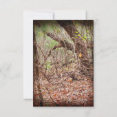 RSVP - landelijk Deer Hunter Wedding RSVP Kaartje (Achterkant)