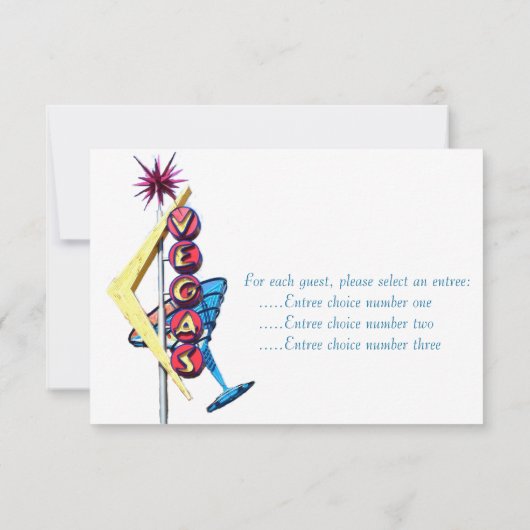 RSVP Las Vegas Celebrations Neon Sign (Achterkant)