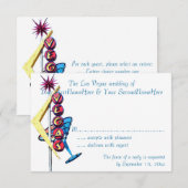RSVP Las Vegas Celebrations Neon Sign (Voorkant / Achterkant)