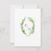 RSVP Laurel Wreath Kumquat Branch Modern Simple (Achterkant)
