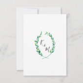 RSVP Laurel Wreath Olive Leaf Branch Modern Simple (Achterkant)