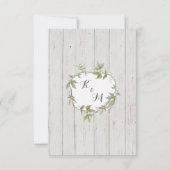 RSVP Laurel Wreath Rustic Country Foliage Wooden (Achterkant)