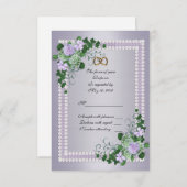 RSVP Lavender rozen (Voorkant / Achterkant)