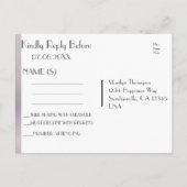 RSVP | Levensboom Uitnodiging Briefkaart (Achterkant)