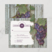 RSVP Maaltijdmenu Opties  Hout n Wijngaard (Voorkant / Achterkant)