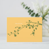 RSVP-mailer ingesteld - Een geweldige peren RSVP Kaartje (Staand voorkant)