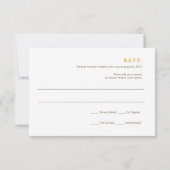 RSVP-mailer ingesteld - Een geweldige peren RSVP Kaartje (Achterkant)