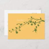 RSVP-mailer ingesteld - Een geweldige peren RSVP Kaartje (Voorkant / Achterkant)