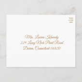 RSVP Mandala Bruin Boho Indiase bruiloft Modern Uitnodiging Briefkaart (Achterkant)