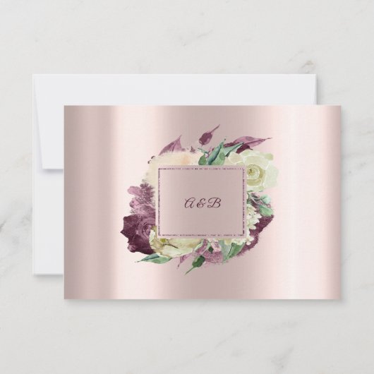 RSVP Marsala Ivoorkleurige Rozen Bloemige Blush Bo (Achterkant)