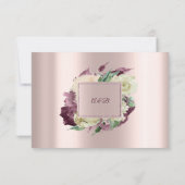 RSVP Marsala Ivory Rozen Floral Blush Burgundy (Achterkant)