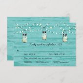RSVP Mason Jar Wedding (Voorkant / Achterkant)
