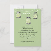 RSVP Mason Jar Wedding (Voorkant)