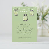 RSVP Mason Jar Wedding (Staand voorkant)